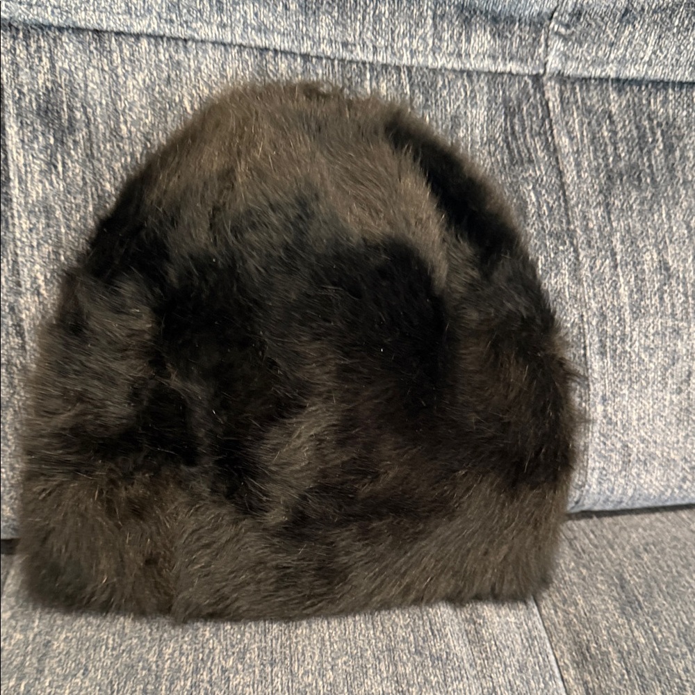 Elegant Black Faux Fur Women's Hat